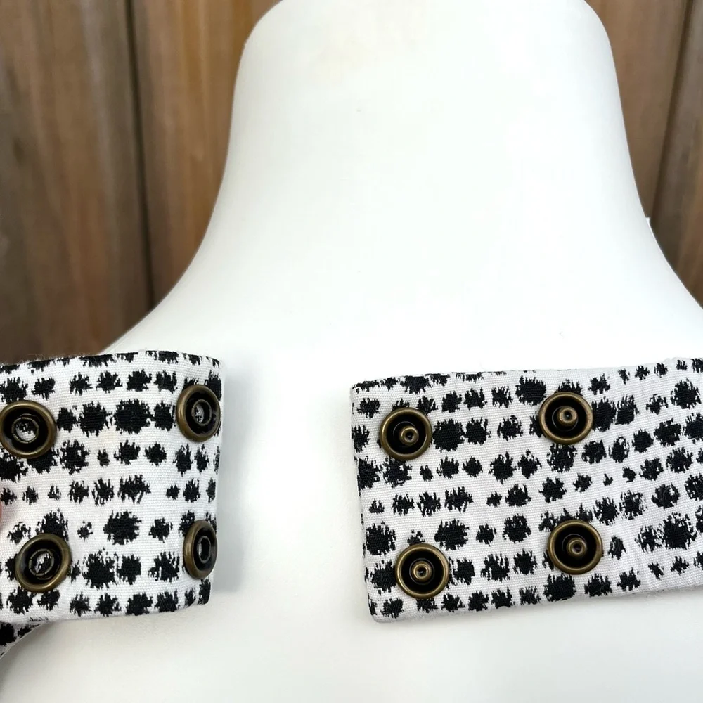 FINAL PRICE: Banana Republic Black and White Dotted Dress - Picture 6 of 9